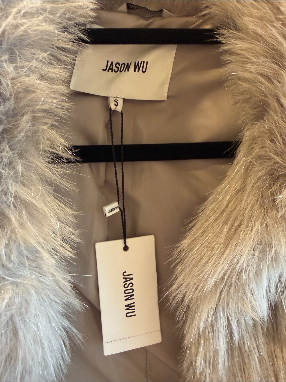 Jason Wu Shaggy Faux Fur Jacket NWT Size S – Statement Coat - Picture 2 of 8